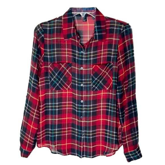 ❤️ 🆕 FOREVER 21 Button Down Top Size S - Picture 1 of 5